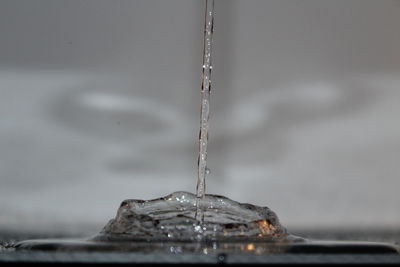 Close-up of water splashing