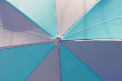 Low angle view of multi colored umbrella
