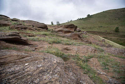 Scenic view of landscape against sky