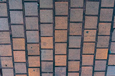 Full frame shot of cobblestone street