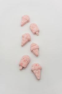 High angle view of cake