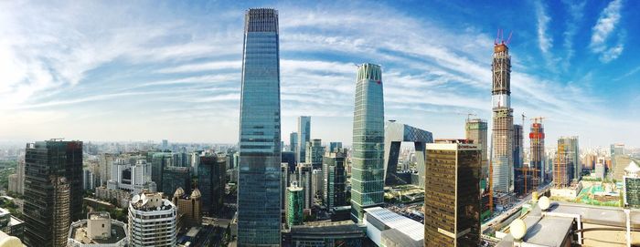 Skyscrapers in city