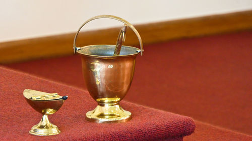 Holy item of worship and decoration for communion  in a church
