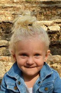 Portrait of cute smiling boy