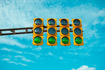 Traffic lights of racing track