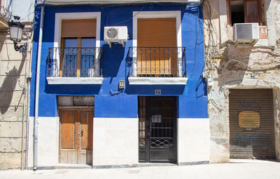 Low angle view of residential building