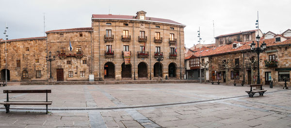 View of old building in city