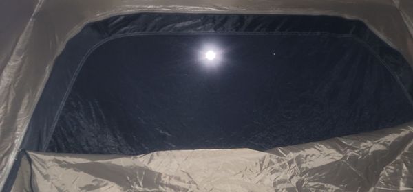 High angle view of illuminated lighting equipment
