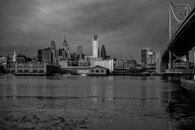 View of city at waterfront