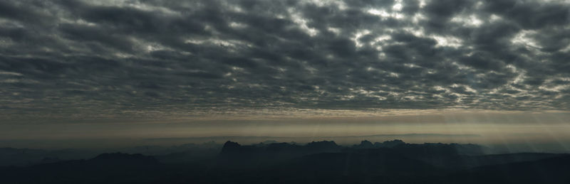 Scenic view of sky during sunset