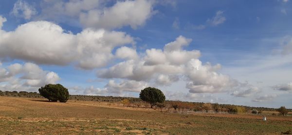 Panoramic view of landscape against sky