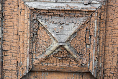 Full frame shot of old weathered wall