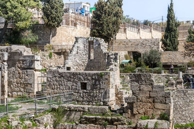 View of old building