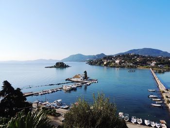Beautiful view from corfu, greece