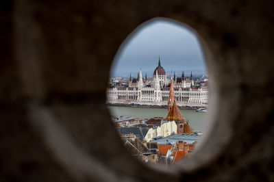 View of buildings in city