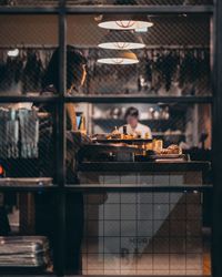 People sitting in restaurant