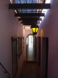 Corridor of building