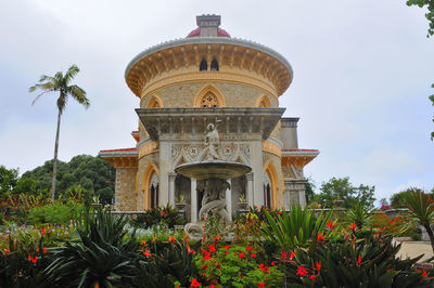 Low angle view of historical building against sky