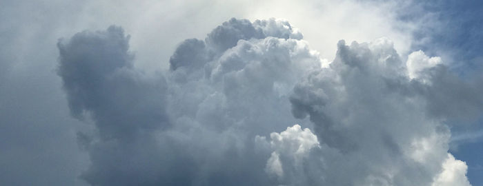 Low angle view of clouds in sky