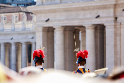 Swiss guard at st. peter's square