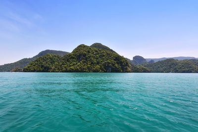 Beautiful sea view in langkawi island, malaysia