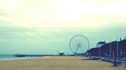 Ferris wheel against sky