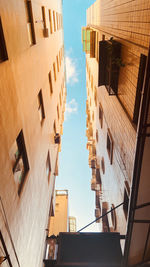 Low angle view of buildings against sky