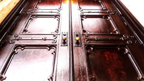 Close-up of old door