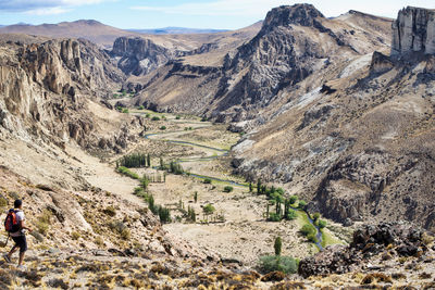 Patagonia trekking in valle del rio pinturas