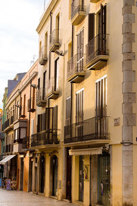 Low angle view of building in city