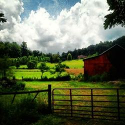 Scenic view of landscape against sky