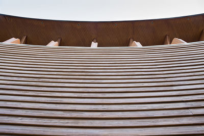 Low angle view of wooden structure