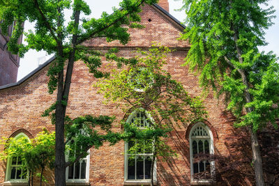 Low angle view of old building