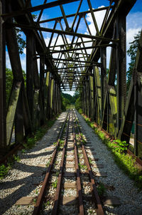 View of railroad tracks