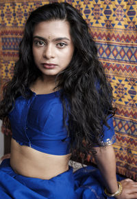 Portrait of beautiful young woman