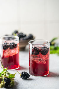 Close-up of drink on table