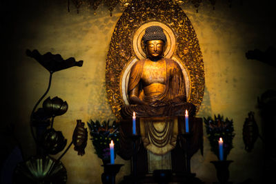 Woman dancing at night