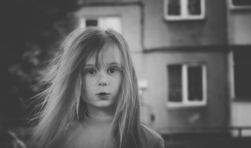 Portrait of a girl smiling