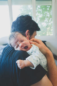 Father and daughter baby