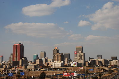 Cityscape against sky