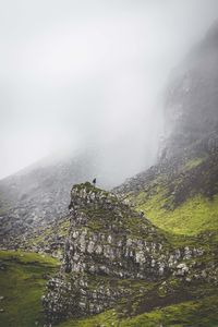 Scenic view of mountain against sky