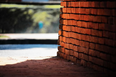 Close-up of brick wall