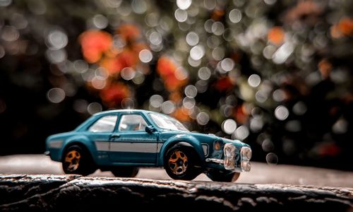 Miniature car with background 