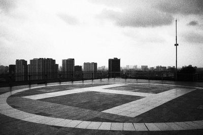 Buildings in city against sky