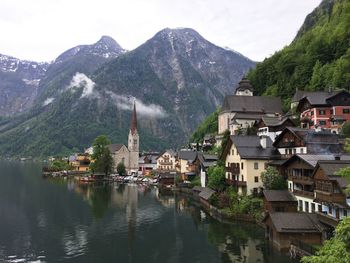 View of buildings at waterfront