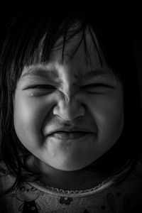 Close-up portrait of smiling boy