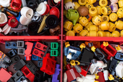 Full frame shot of market stall