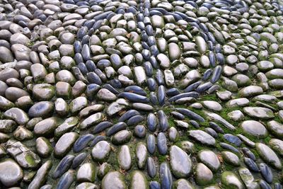 Full frame shot of stones