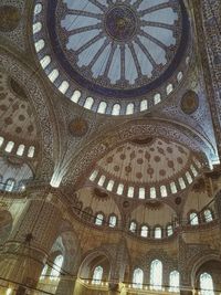 Low angle view of ceiling