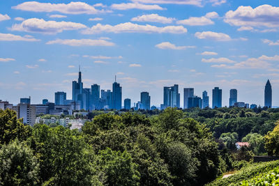 Buildings in city